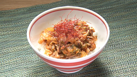 得損 ウル得マン30分クッキング 白菜編 即席キムチ豚丼 の作り方 グレンの気になるレシピ