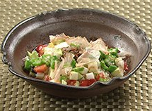 オーソレミーヨ レシピ ハイヒールモモコ 簡単 7月7日 アジと野菜 そうめん