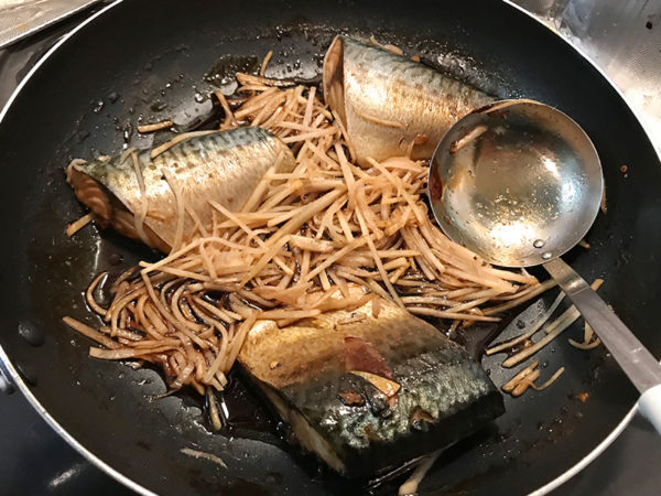 魚の煮付け サバの煮付け