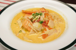 レシピ ちちんぷいぷい キッチンぷいぷい 白菜漬けと魚介の具沢山スープ
