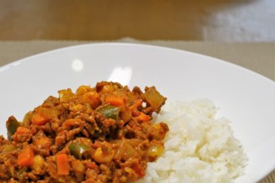 おはよう朝日です ワンボウルレシピ 電子レンジ 簡単 キーマカレー