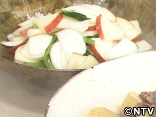 キューピー3分クッキング レシピ 作り方 材料 11月2日 かぶとりんごの甘酢あえ