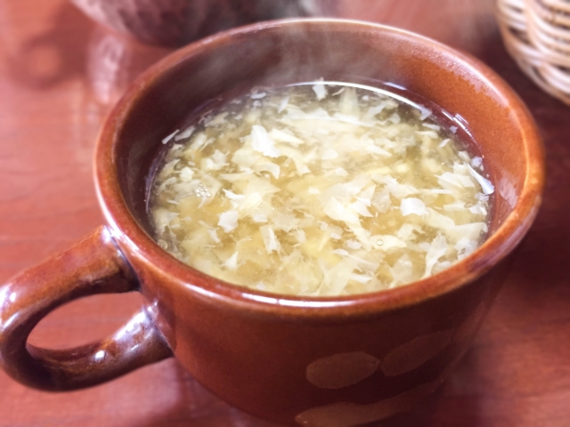 おはよう朝日 おからパウダー ダイエット レシピ とろとろ卵スープ