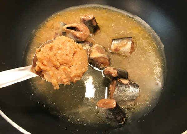 木金レシピ イワシ缶 イワシの味噌煮 作り方