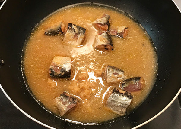 木金レシピ イワシ缶 イワシの味噌煮 作り方