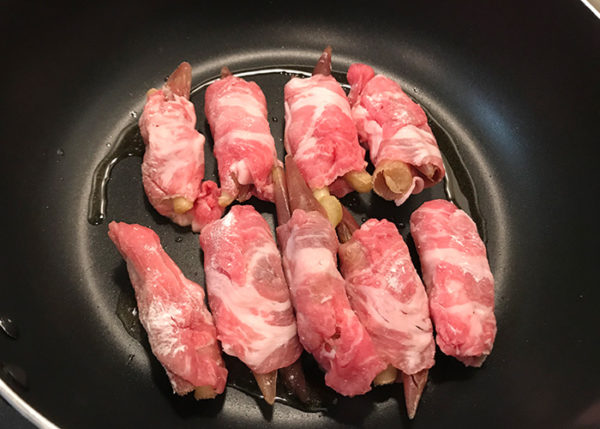 みょうがの肉巻き