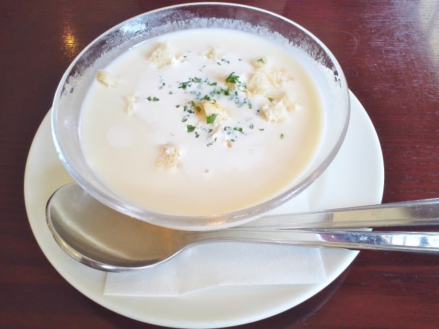 スッキリ レシピ 魔法の美腸スープ アツシ Atsushi 枝豆 かぶ 冷製スープ