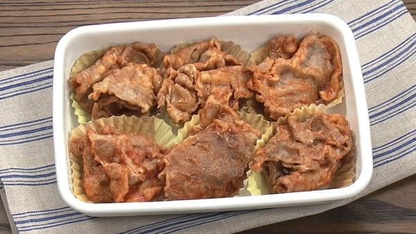 きょうの料理 レシピ ゆーママ 作り置き 冷凍お弁当 豚肉の甘辛焼き