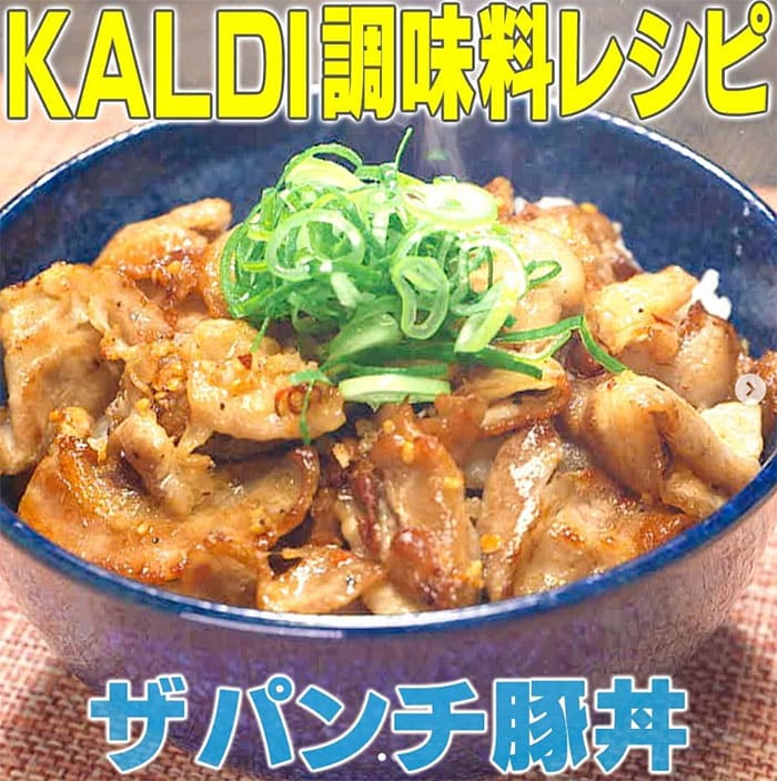 ザパンチ豚丼 家事ヤロウ レシピ カルディ 調味料