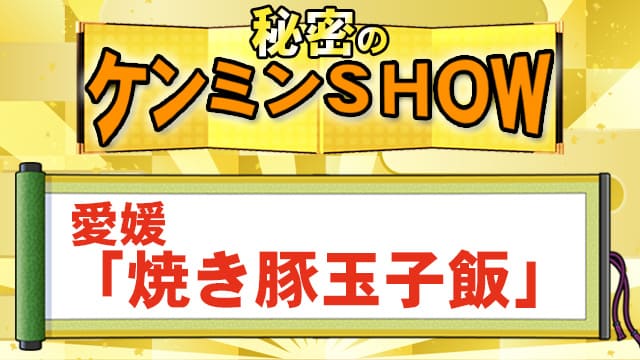 ケンミンSHOW 愛媛 焼き豚玉子飯