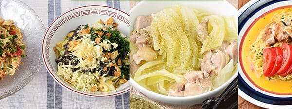 男子ごはん 中華麺 アレンジ 鶏料理