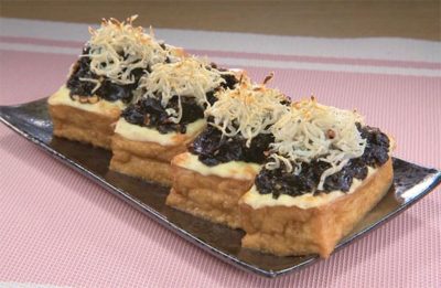 家事ヤロウ 海苔を使った激ウマ料理 海苔の佃煮としらすの焼き厚揚げ