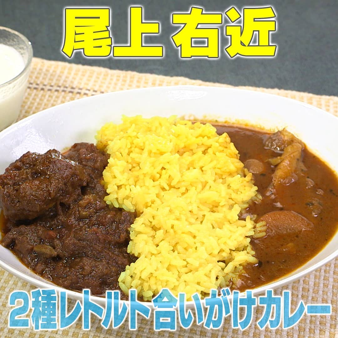 家事ヤロウ 尾上右近 2種レトルト合いがけカレー