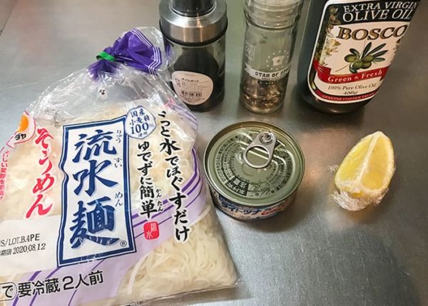 ツナ缶そうめん 材料