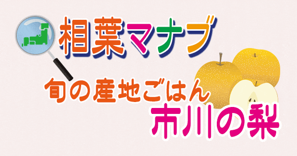 相葉マナブ 旬の産地ごはん 市川の梨