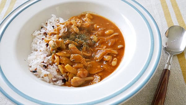 あさイチ レシピ セロトニン大作戦 トリプトファン 大豆のトマトカレー