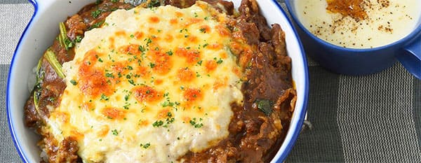 男子ごはん カリカリトロトロ 焼きチーズカレー