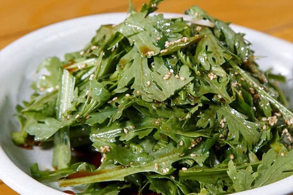 青空レストラン 愛知 田原市 春菊 吉田園 チョレギサラダ