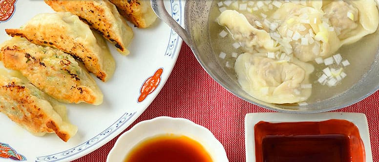 男子ごはん 皮から手作り 餃子2種 焼き餃子 水餃子