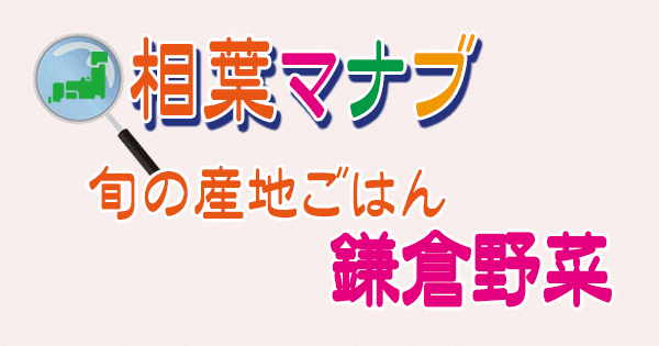 相葉マナブ 旬の産地 鎌倉野菜