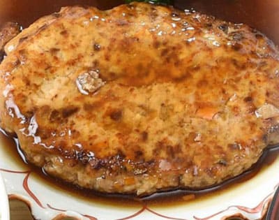 男子ごはん 秋の和定食 2021 いわし豆腐バーグ