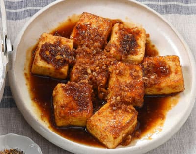 男子ごはん 香味あげ焼き豆腐