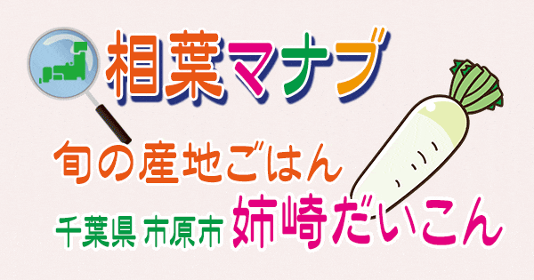 相葉マナブ 旬の産地ごはん 千葉 市原市 姉崎だいこん