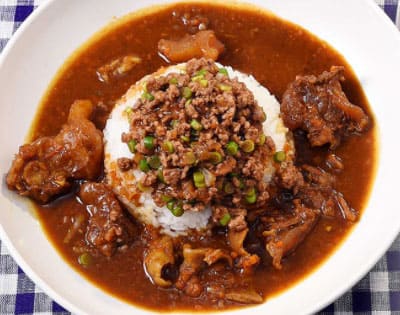 男子ごはん 肉味噌牛すじカレー