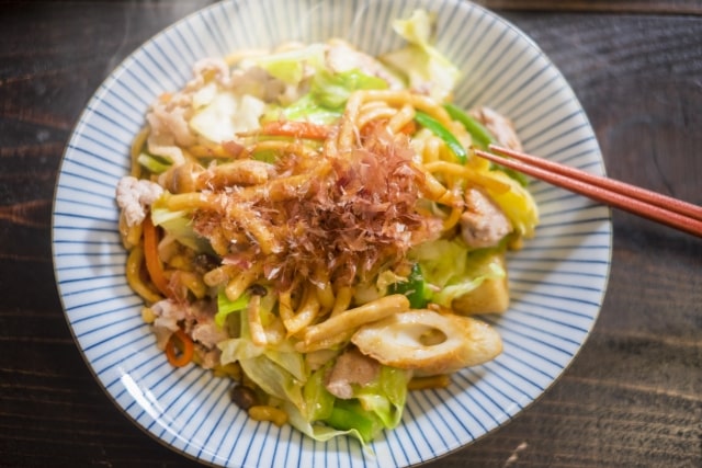 ラヴィット ラヴィットランキング アレンジレシピ 作り方 ごまだれ 焼うどん