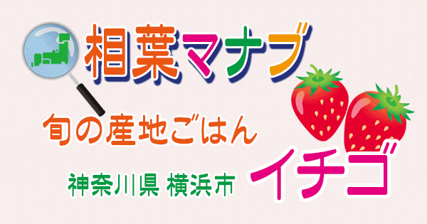相葉マナブ 旬の産地ごはん イチゴ 神奈川 横浜市