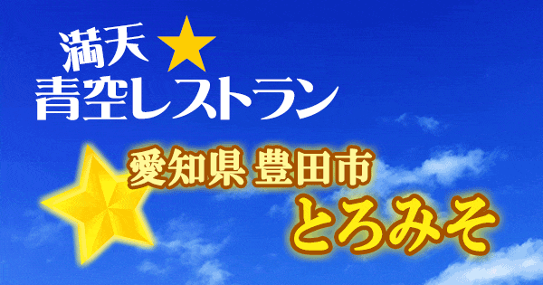 青空レストラン 愛知 豊田市 とろみそ 味噌