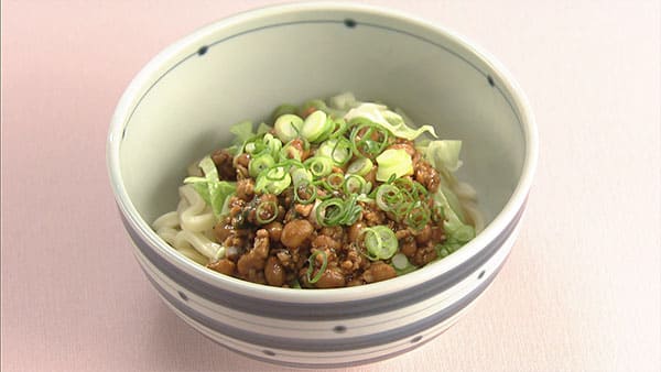 DAIGOも台所 レシピ 作り方 材料 麺料理 納豆
