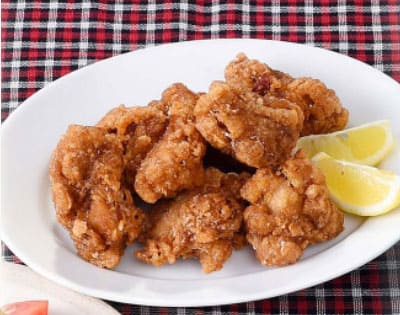 男子ごはん 定番祭り 揚げ物 唐揚げ