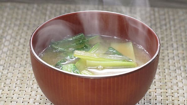 相葉マナブ 旬の産地ごはん 小松菜 東京 江戸川区 味噌汁