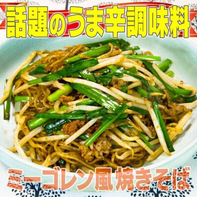 家事ヤロウ カルディ 旨辛調味料 サンバル ミーゴレン風 焼きそば