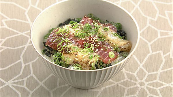 Daigoも台所 いかマグロ丼 の作り方 お刺身アレンジレシピ 22 9 7 グレンの気になるレシピ