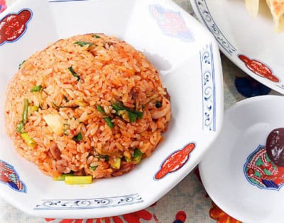 男子ごはん チャーハン 餃子