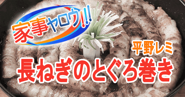 家事ヤロウ 平野レミ 長ねぎのとぐろ巻き