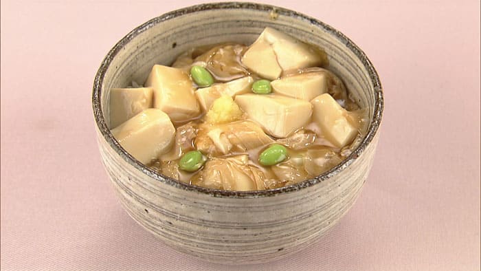 【DAIGOも台所】「ゆばと豆腐のとろとろ丼」の作り方|あったかい豆腐料理(2022/11/9) | グレンの気になるレシピ