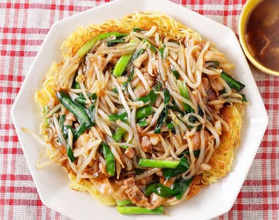 男子ごはん あんかけ麺