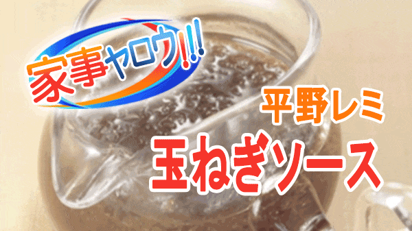 家事ヤロウ 平野レミ マイベスト調味料 玉ねぎソース