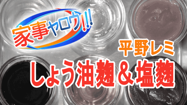 家事ヤロウ 平野レミ しょう油麹 塩麴