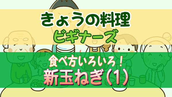 きょうの料理 ビギナーズ 食べ方いろいろ 新玉ねぎ