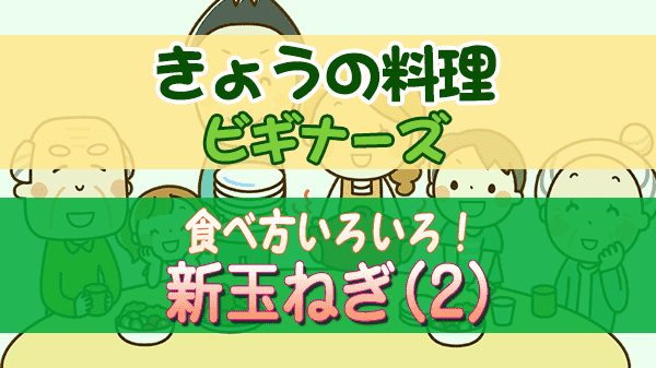 きょうの料理 ビギナーズ 食べ方いろいろ 新玉ねぎ