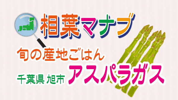 相葉マナブ 旬の産地ごはん 千葉県 旭市 アスパラガス