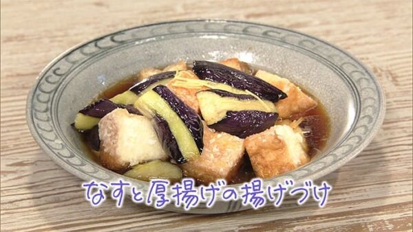 きょうの料理 井原裕子 たっぷり夏野菜プラス1 なすと厚揚げの揚げづけ