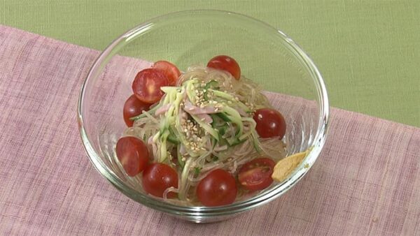 きょうの料理 大原千鶴のひとりごはん レンチン楽々クッキング レンチン春雨サラダ