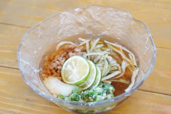 青空レストラン 賀茂なす 賀茂なすのそうめん