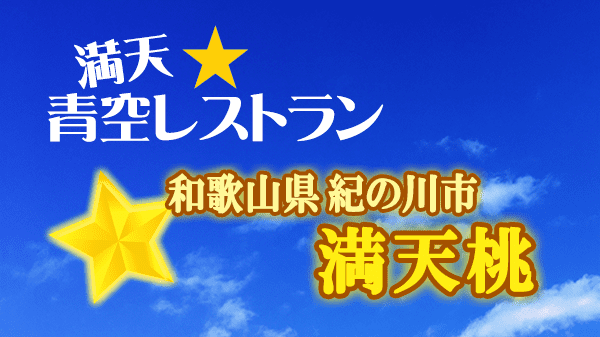 青空レストラン 満天桃 和歌山県 紀の川市