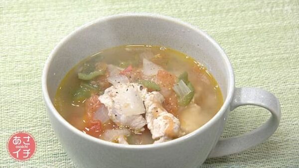 あさイチ 作り方 材料 レシピ ツイQ楽ワザ 料理家のしんどい日のごはん 洋風具だくさんスープ